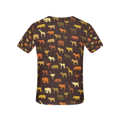 Safari Animal Print Design LKS301 Women's  T-shirt