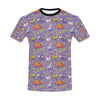 Zombie Dinosaur Print Design LKS302 Men's All Over Print T-shirt