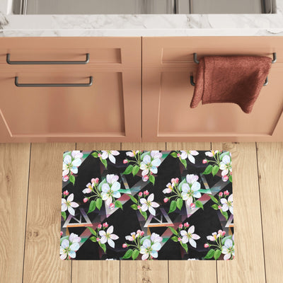 Apple blossom Pattern Print Design AB07 Kitchen Mat