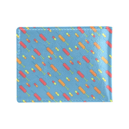 Phlebotomist Medical Pattern Men's ID Card Wallet