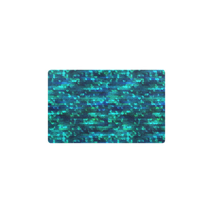 Mermaid Scales Pattern Print Design 06 Kitchen Mat