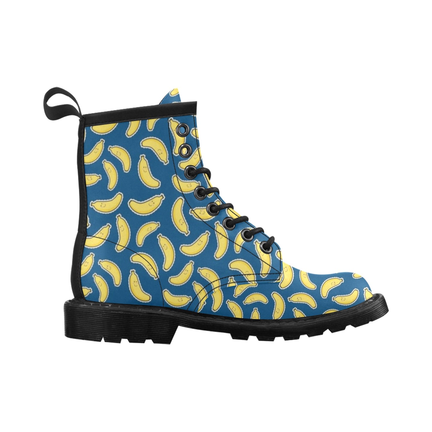 Banana Pattern Print Design BA03 Women's Boots