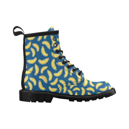 Banana Pattern Print Design BA03 Women's Boots
