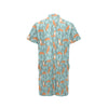 Fox Forest Print Pattern Men's Romper