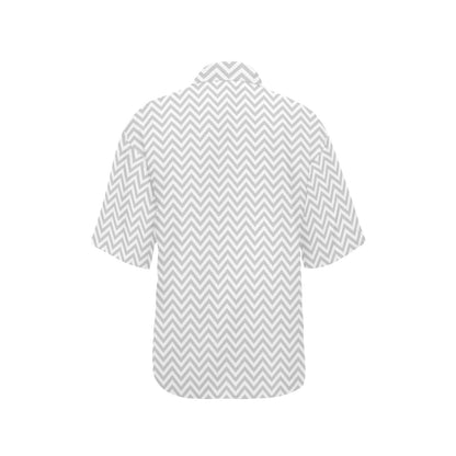 Chevron Print Design LKS401 Women's Hawaiian Shirt