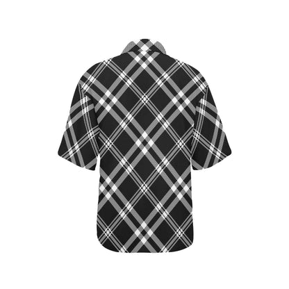 Madras Pattern Print Design 03 Women's Hawaiian Shirt