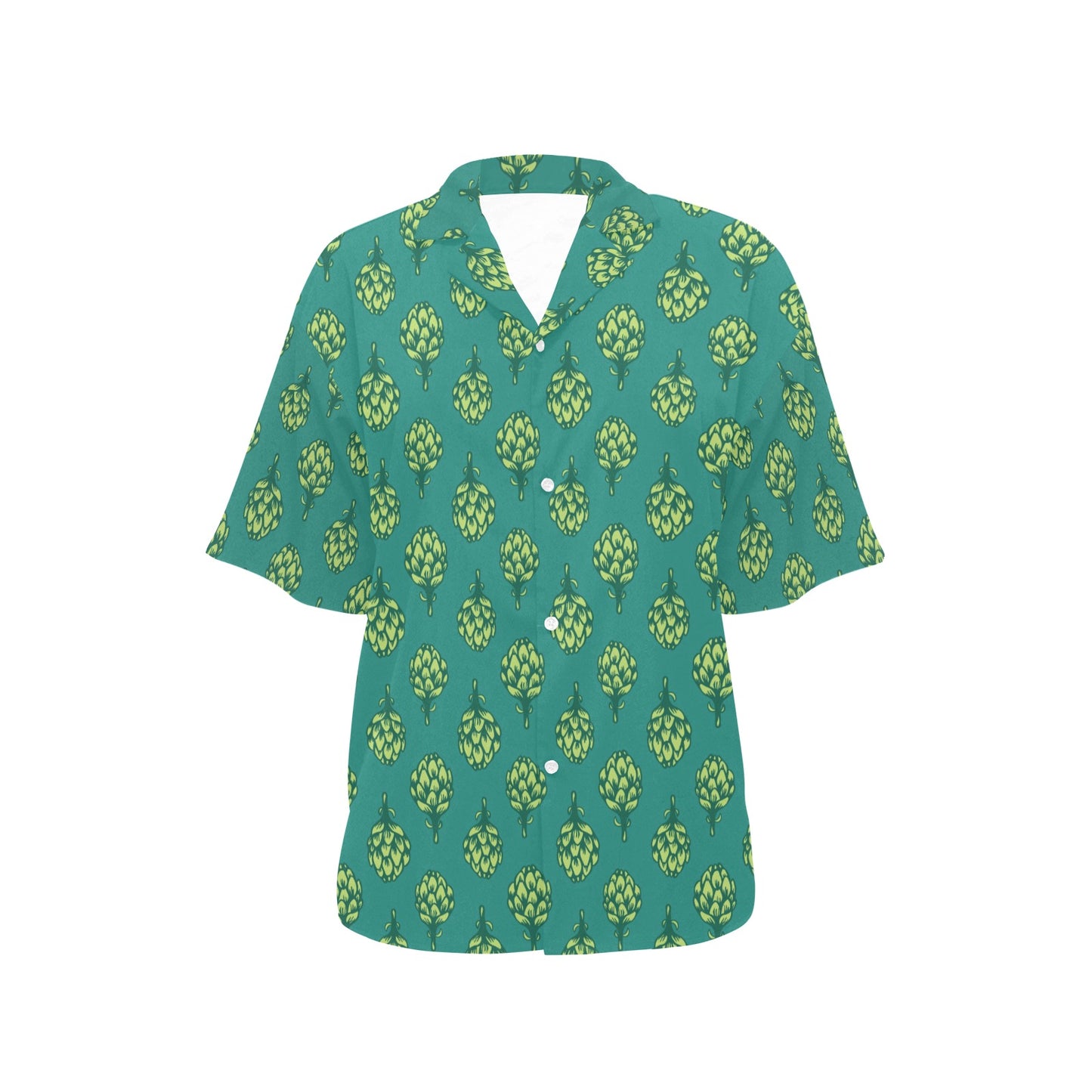 Artichoke Pattern Print Design 04 Women's Hawaiian Shirt