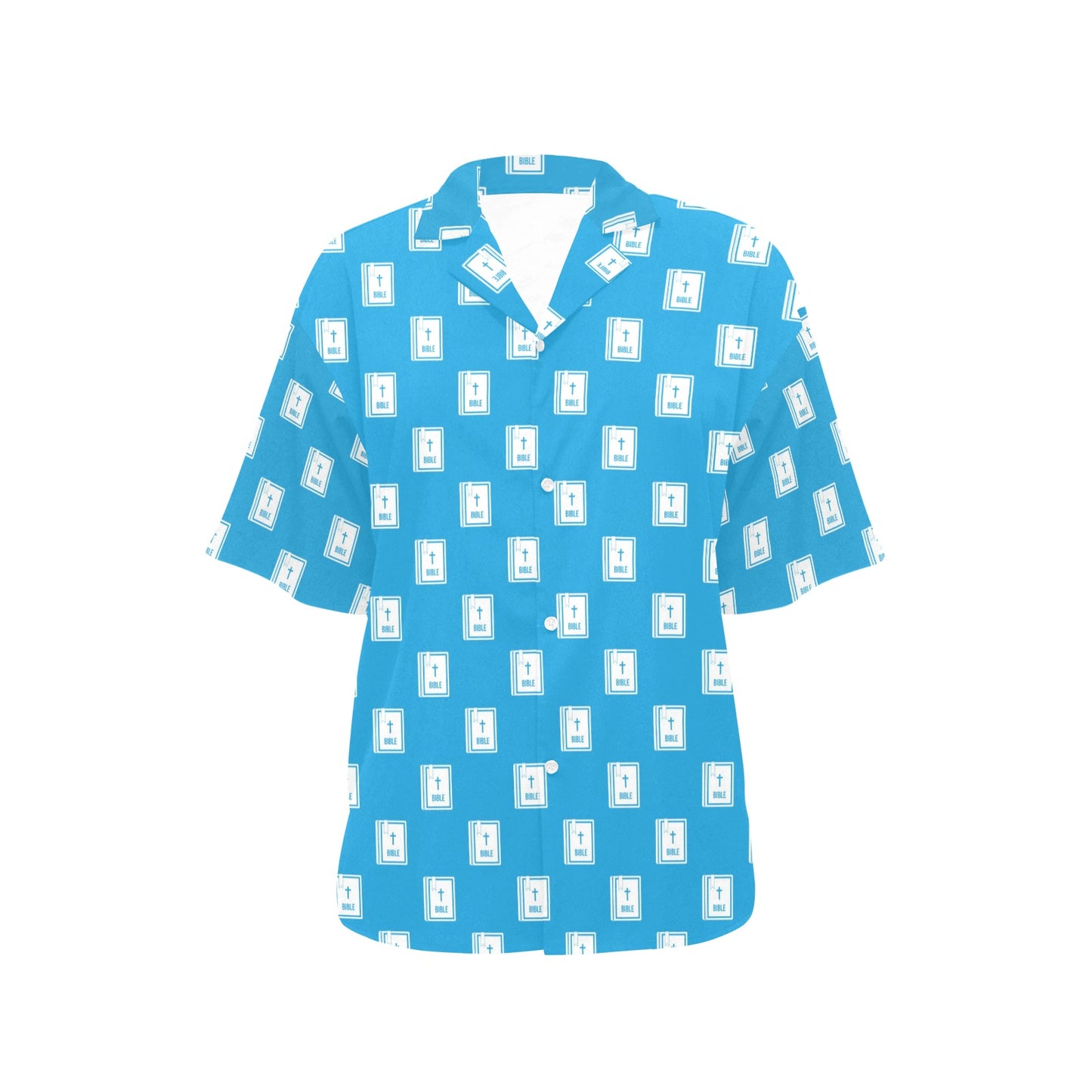Bible Pattern Print Design 02 Women's Hawaiian Shirt