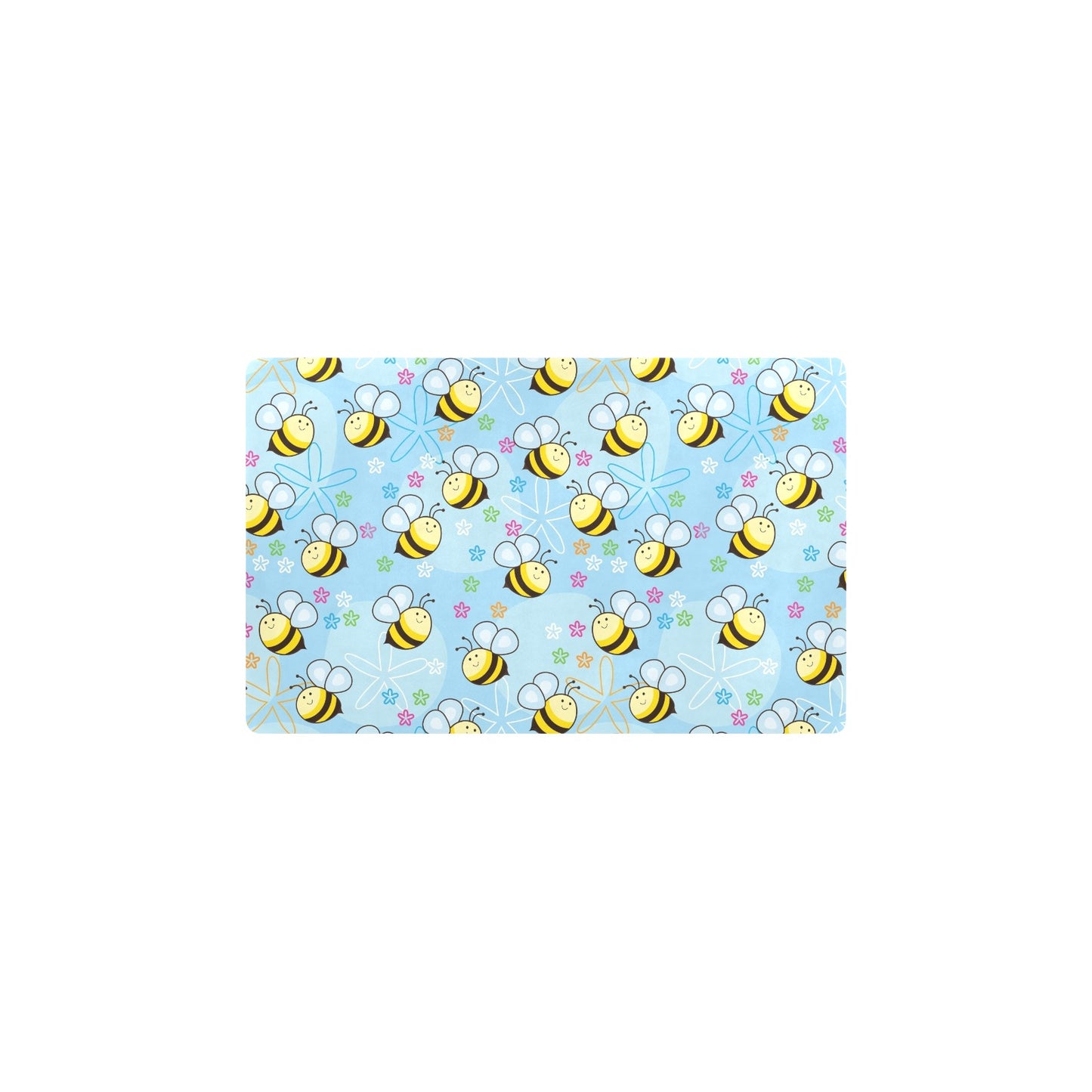 Bee Pattern Print Design BEE03 Kitchen Mat