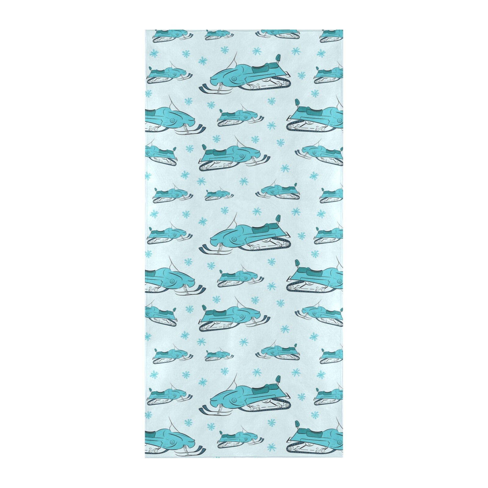 Snowmobile Print Design LKS301 Beach Towel 32" x 71"