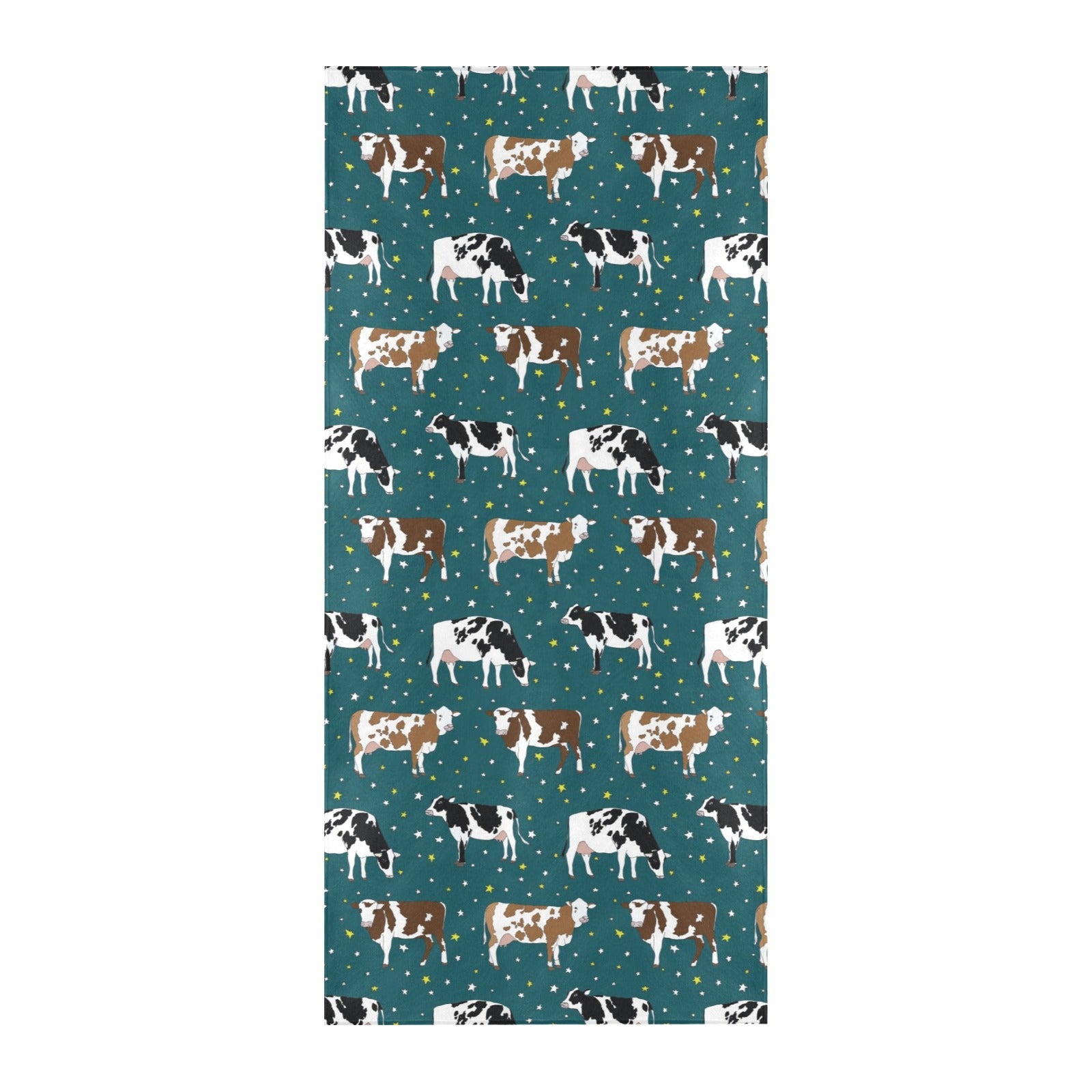 Cattle Print Design LKS404 Beach Towel 32" x 71"