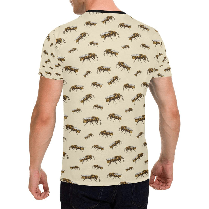 Bee Print Design LKS306 Men's All Over Print T-shirt