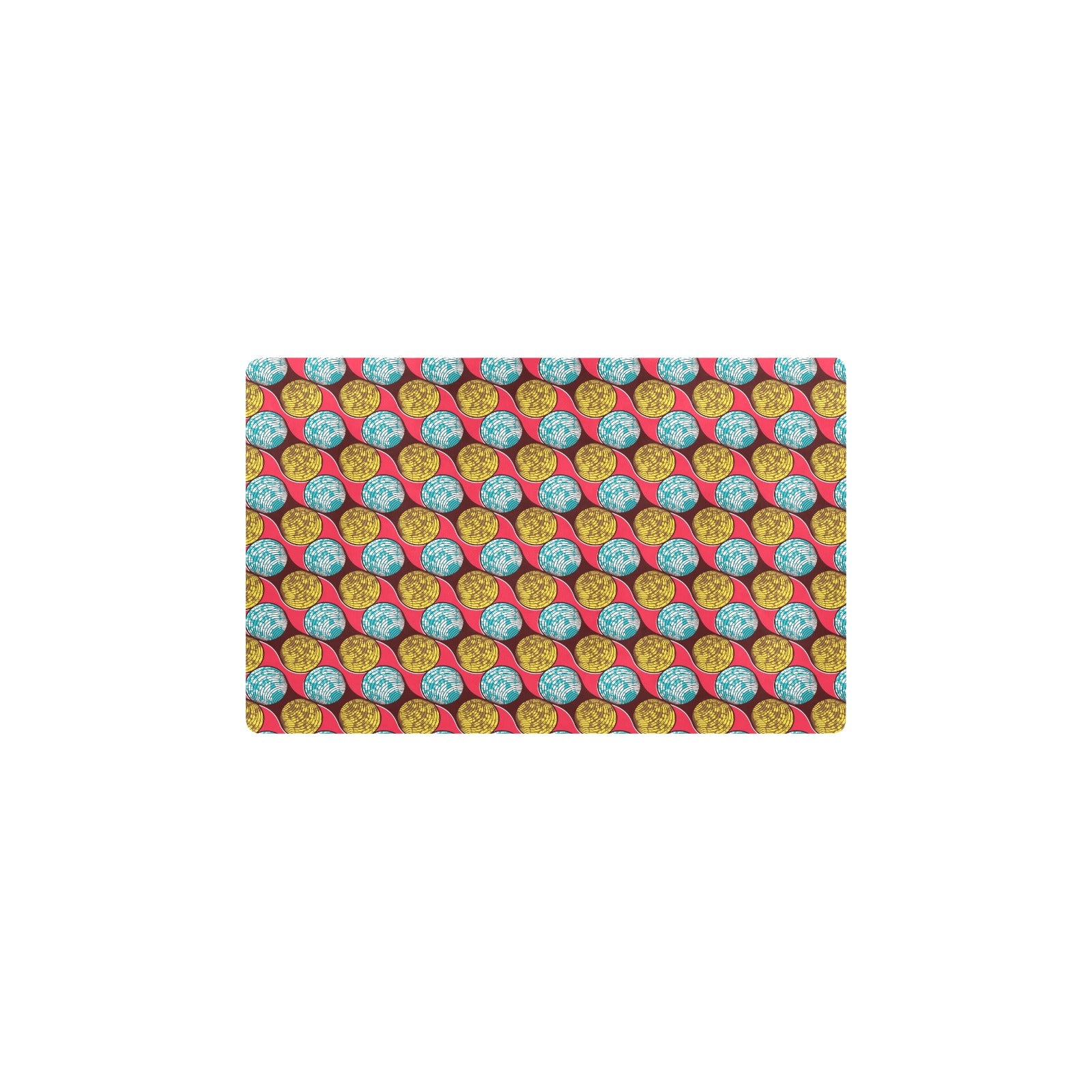 African Fashion Print Pattern Kitchen Mat