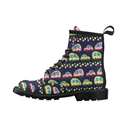 Camper Cute Camping Design No 3 Print Women's Boots