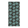 Sea Turtle Print Design LKS302 Beach Towel 32" x 71"