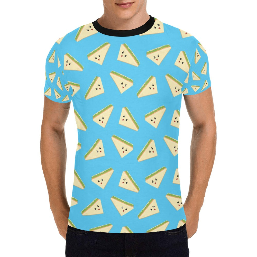 Sandwich Emoji Print Design LKS305 Men's All Over Print T-shirt
