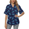 Dragonfly Hand Drawn Style Print Women's Hawaiian Shirt