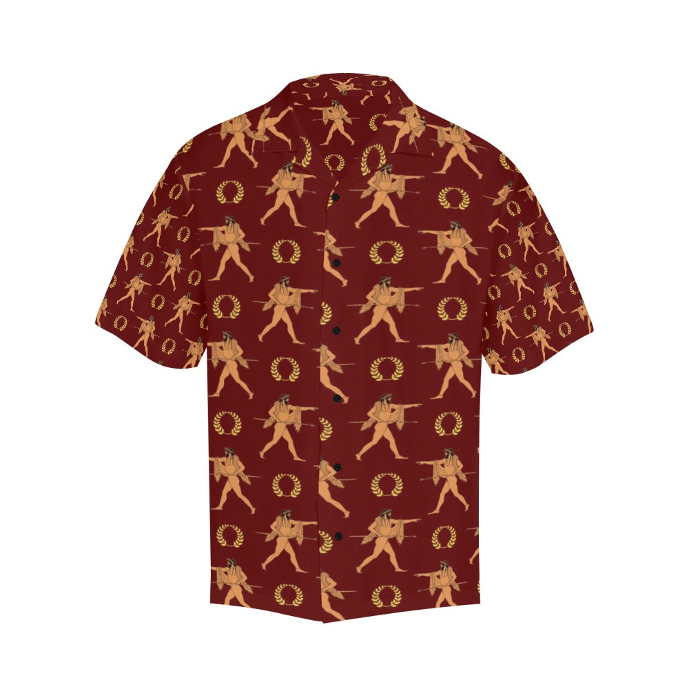 Ancient Greek Print Design LKS307 Men's Hawaiian Shirt