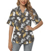 Angel Pattern Print Design 04 Women's Hawaiian Shirt