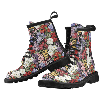 Summer Floral Pattern Print Design SF04 Women's Boots