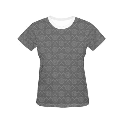 Vikings Print Design LKS303 Women's  T-shirt