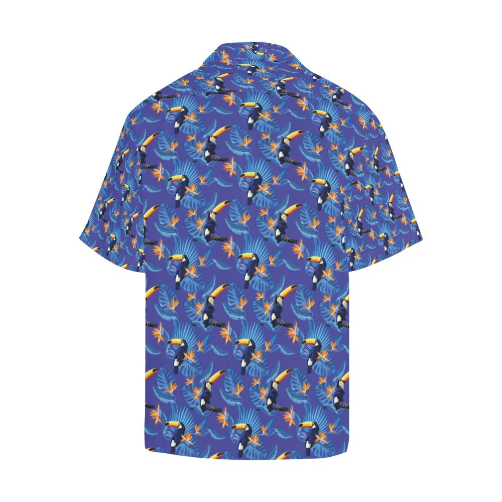 Toucan Print Design LKS306 Men's Hawaiian Shirt