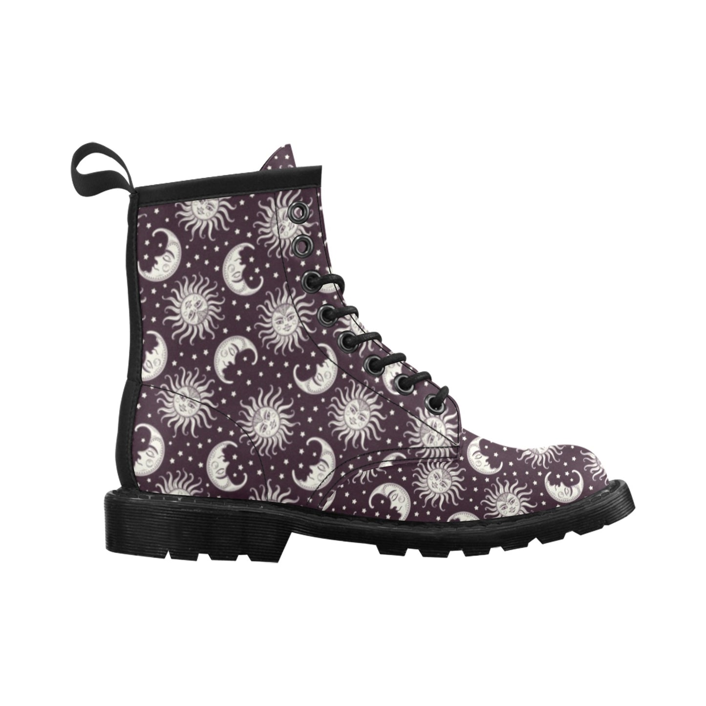 Sun Moon Face Women's Boots