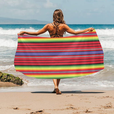 Serape Print Design LKS305 Beach Towel 32" x 71"