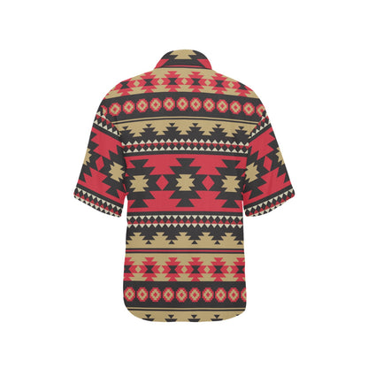 Navajo Pattern Print Design A04 Women's Hawaiian Shirt