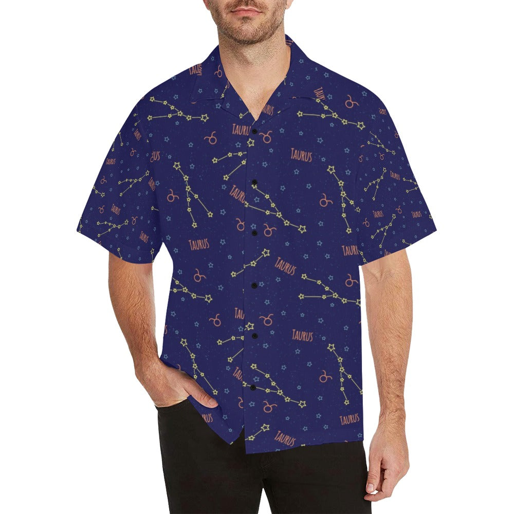 Taurus Print Design LKS301 Men's Hawaiian Shirt
