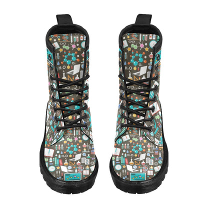 Science Print Design LKS303 Women's Boots