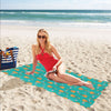 Ukulele Print Design LKS403 Beach Towel 32" x 71"