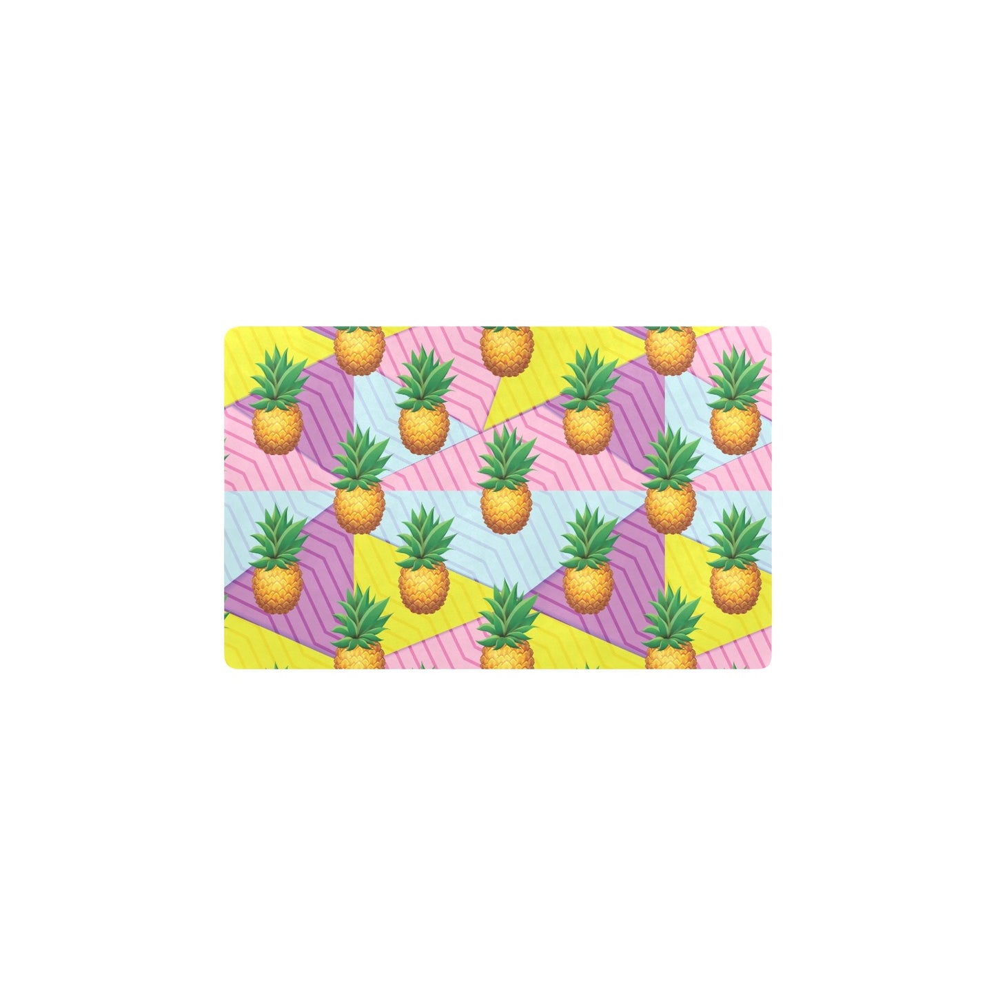 Pineapple Pattern Print Design PP05 Kitchen Mat