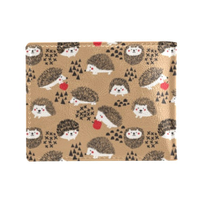 Hedgehog Print Design LKS403 Men's ID Card Wallet