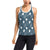 Sea Turtle Print Design LKS3015 Women's Racerback Tank Top