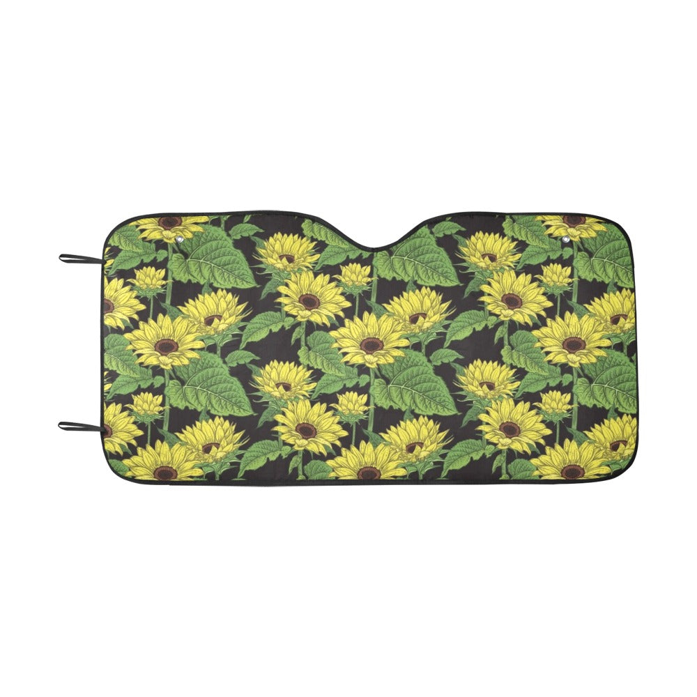 Sunflower Print Design LKS3010 Car front Windshield Sun Shade