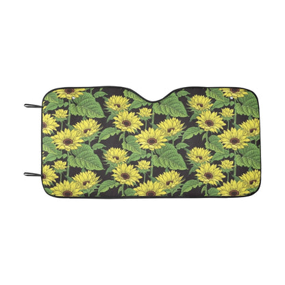 Sunflower Print Design LKS3010 Car front Windshield Sun Shade