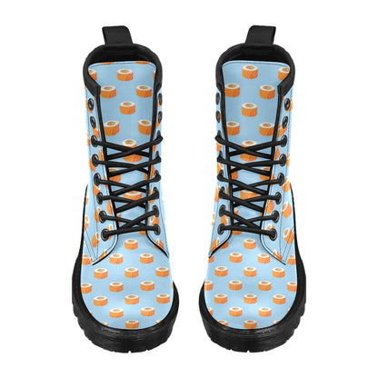 Salmon Sushi Print Design LKS307 Women's Boots