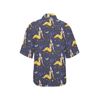Pisces Pattern Print Design A04 Women's Hawaiian Shirt