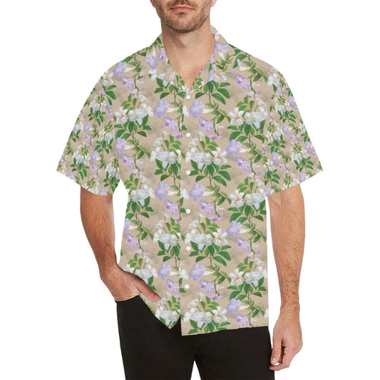 Sampaguita Print Design LKS302 Men's Hawaiian Shirt