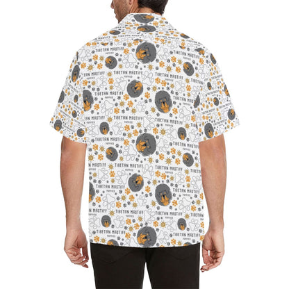 Tibetan Mastiffs Print Design LKS302 Men's Hawaiian Shirt
