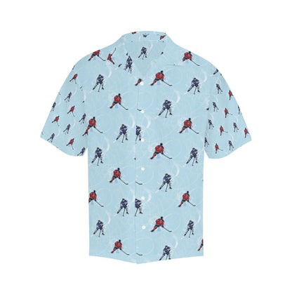 Hockey Player Print Design LKS302 Men's Hawaiian Shirt