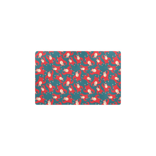 Chimpanzee Pattern Print Design 04 Kitchen Mat
