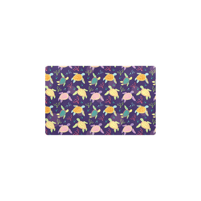 Sea Turtle Color Smile Kitchen Mat