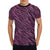 Zebra Pink Print Design LKS304 Men's All Over Print T-shirt