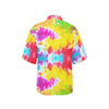 Tie Dye Rainbow Themed Print Women's Hawaiian Shirt