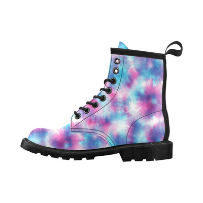 Tie Dye Blue Pink Women's Boots