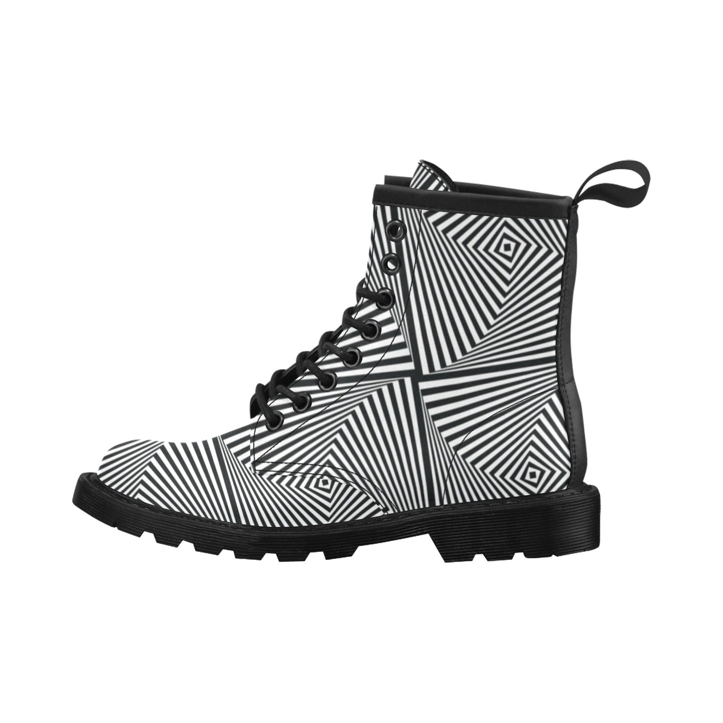 Vortex Print Design LKS302 Women's Boots