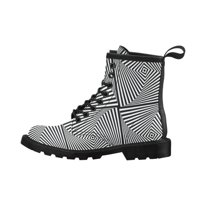 Vortex Print Design LKS302 Women's Boots