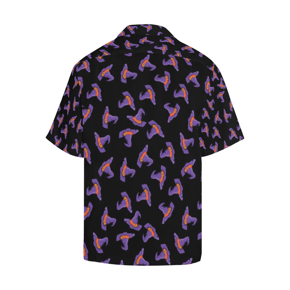 Witch Hat Print Design LKS304 Men's Hawaiian Shirt